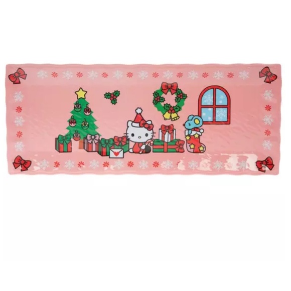 Sleigh Bell Bistro Santa Hello Kitty Tray - Picture 1 of 5